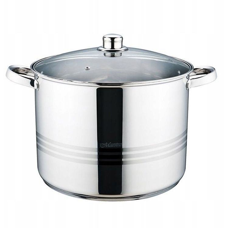 Tootefoto - Maestro terasest pott kaanega gaasi induktsiooni jaoks (16L S/N) MAESTRO MR-3517-16