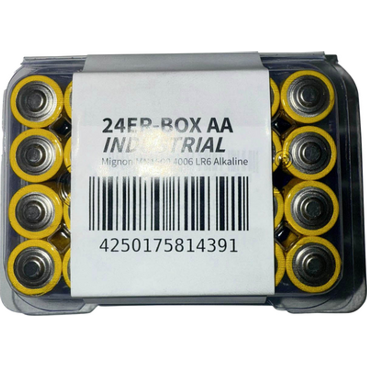Tootefoto - Varta Mingon Lr6 Battery Box Alkali-Manganese 2600 Mah, 2970 Mah 1.5 V 24 Pc(S)