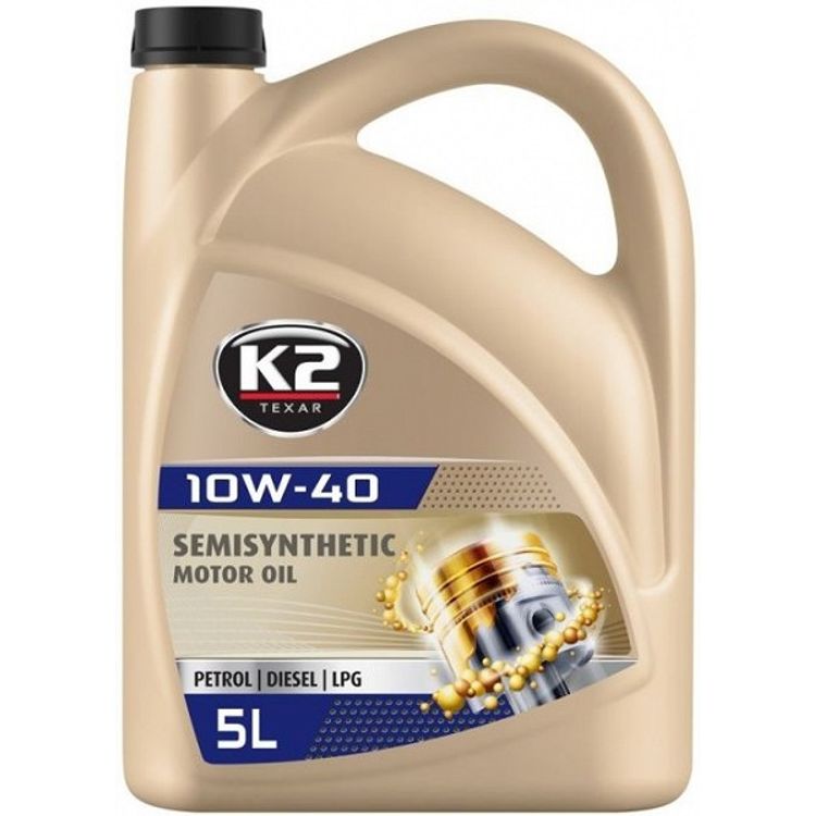 Tootefoto - K2 Texar 10W40 Semisynthetic Xl Sl/Cf/Cf-4 5L (Pools nt.)