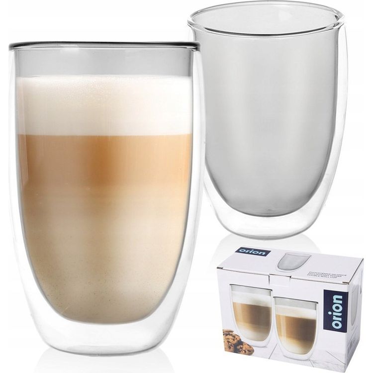 Tootefoto - Topeltseinaga termoklaasid kohvi latte jaoks DOUBLE 460 ml 2 tk.