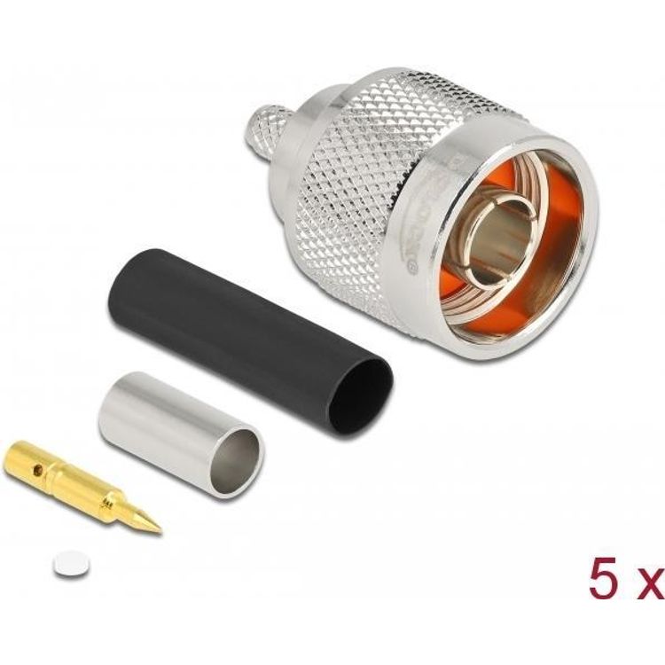 Tootefoto - DeLOCK 90020 koaksiaalpistik hendus N-t pi 5 tk 50