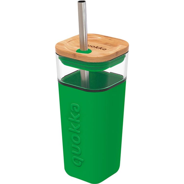 Tootefoto - Quokka Quokka vedel kuubik klaasist tass 540 ml roostevabast terasest k rrega (roheline)