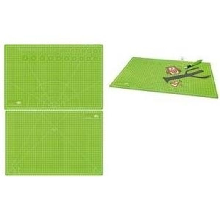 Tootefoto - WEDO Schneide - & Bastelmatte Comfortline, DIN A4, gr n Ma e: (B)300 x (T)220 mm, ideal f r DIN A4 Formate, - 1 St ck (79 230)