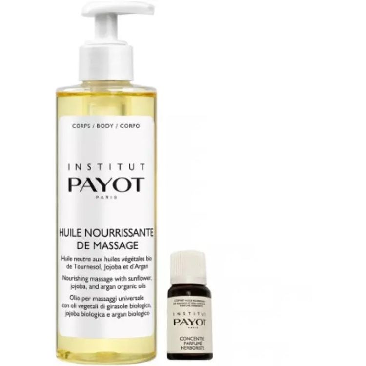 Tootefoto - Komplekt Payot: Pro Huile, toitev, massaa i li, 250 ml + eliksiir, eeterlik li, 10 ml unisex