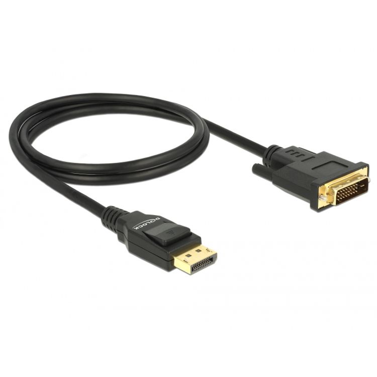Tootefoto - DeLOCK 85312 videokaabliadapter 1 m DisplayPort DVI-D Must