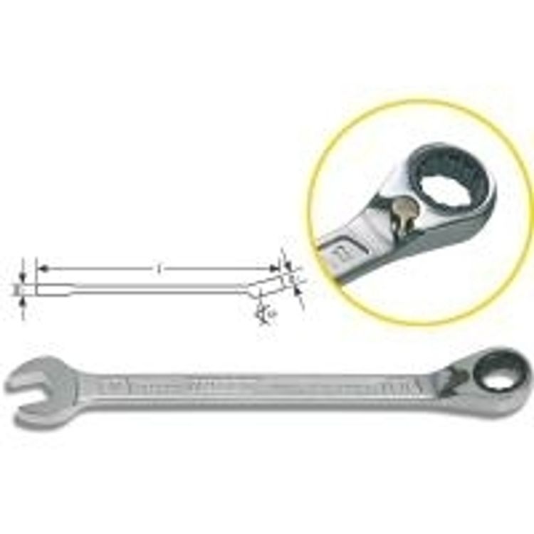 Tootefoto - HAZET 606-13 kombineeritud mutriv ti