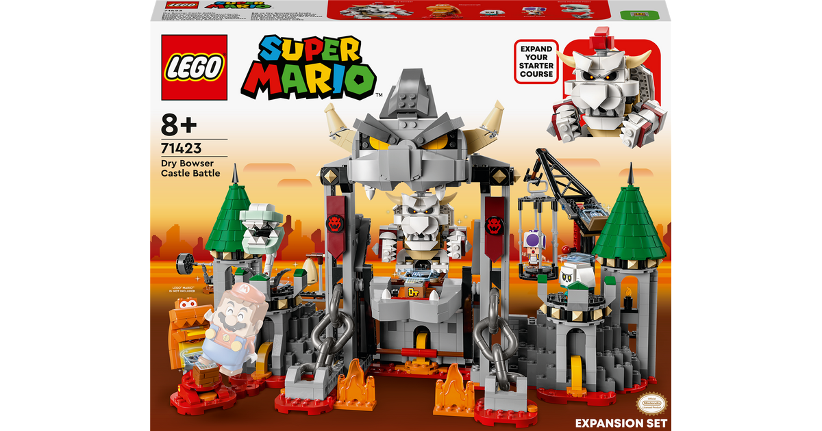 Lego 71423 - Dry Bowser Castle Battle Expansion Set