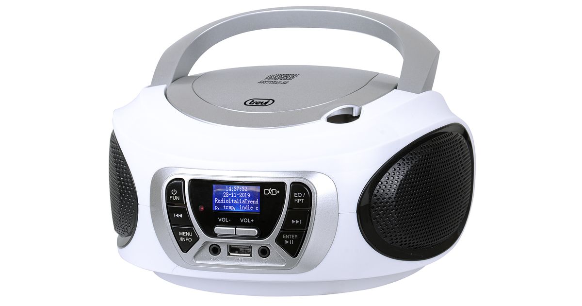 TREVI Radio Digitale DAB / DAB+ / FM Radio Portatile Display a