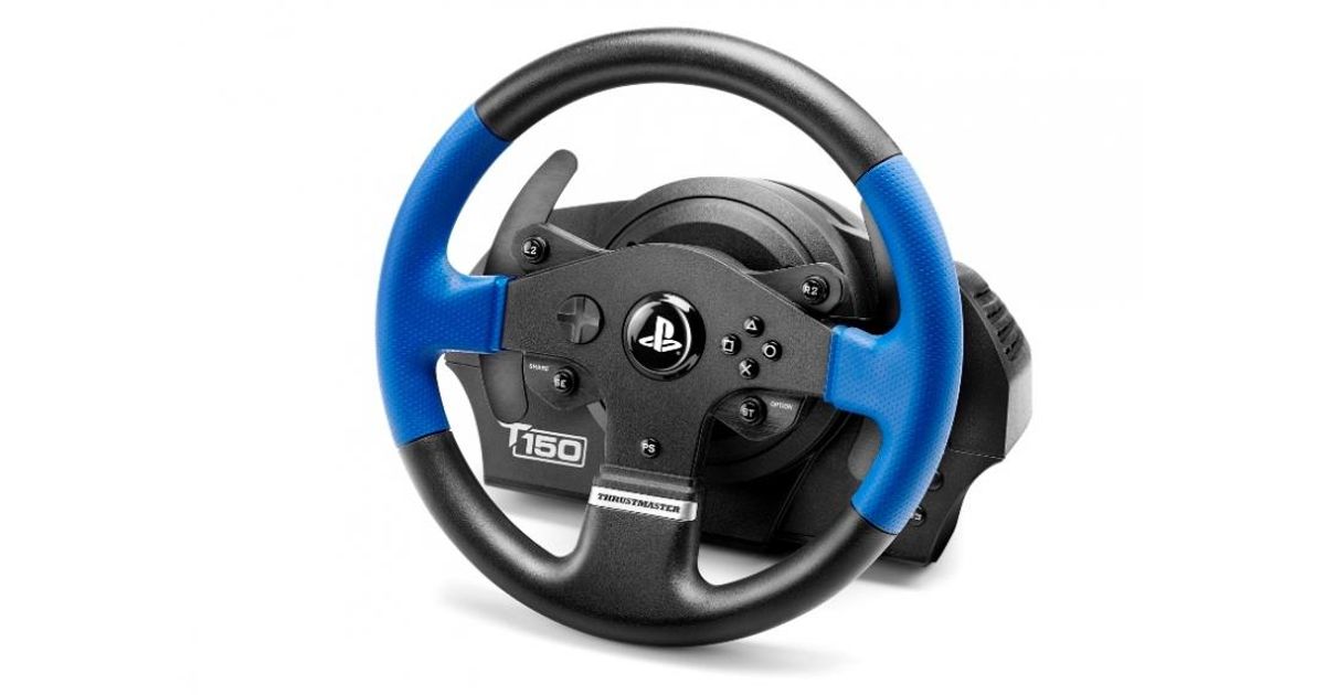 Thrustmaster T150 Force Feedback Black, Blue USB Steering wheel +