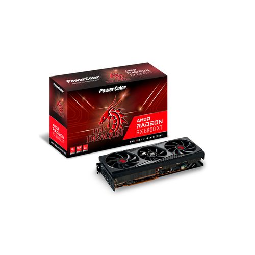 PowerColor Red Dragon AMD Radeon RX 6800 XT 16GB GDDR6 Graphics Card For  Parts