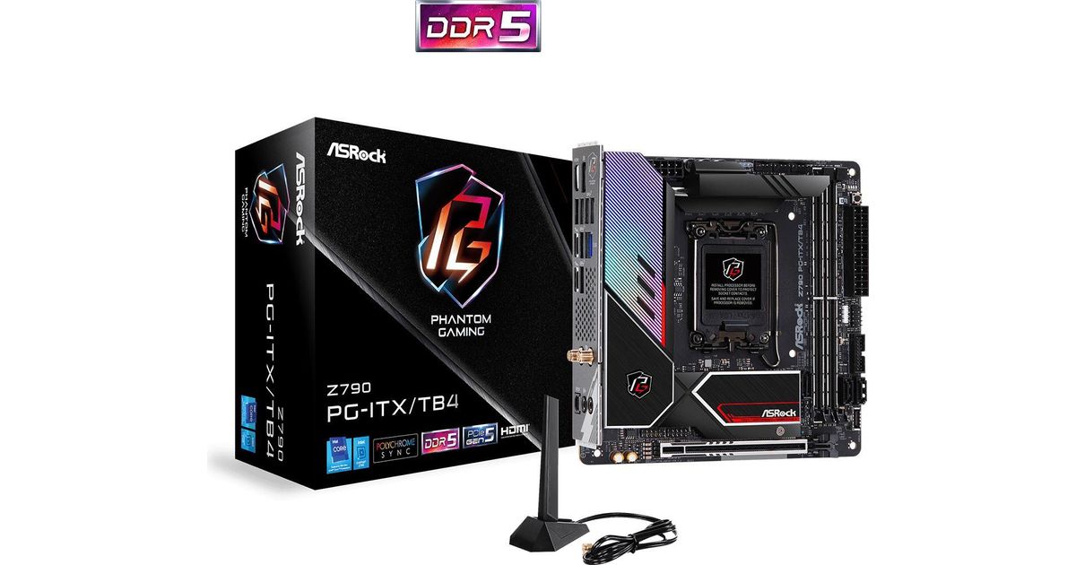 Asrock Z790 PG-ITX/TB4 Intel Z790 LGA 1700 Mini ITX - Emaplaadid ...