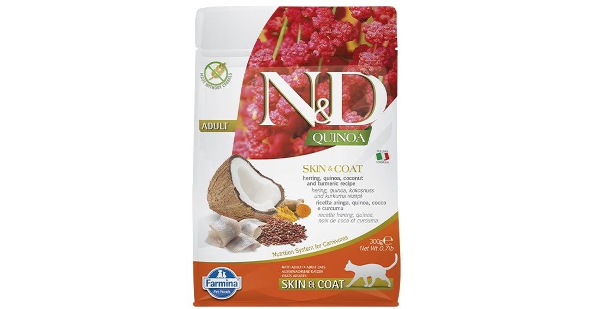 N&d cat food clearance quinoa