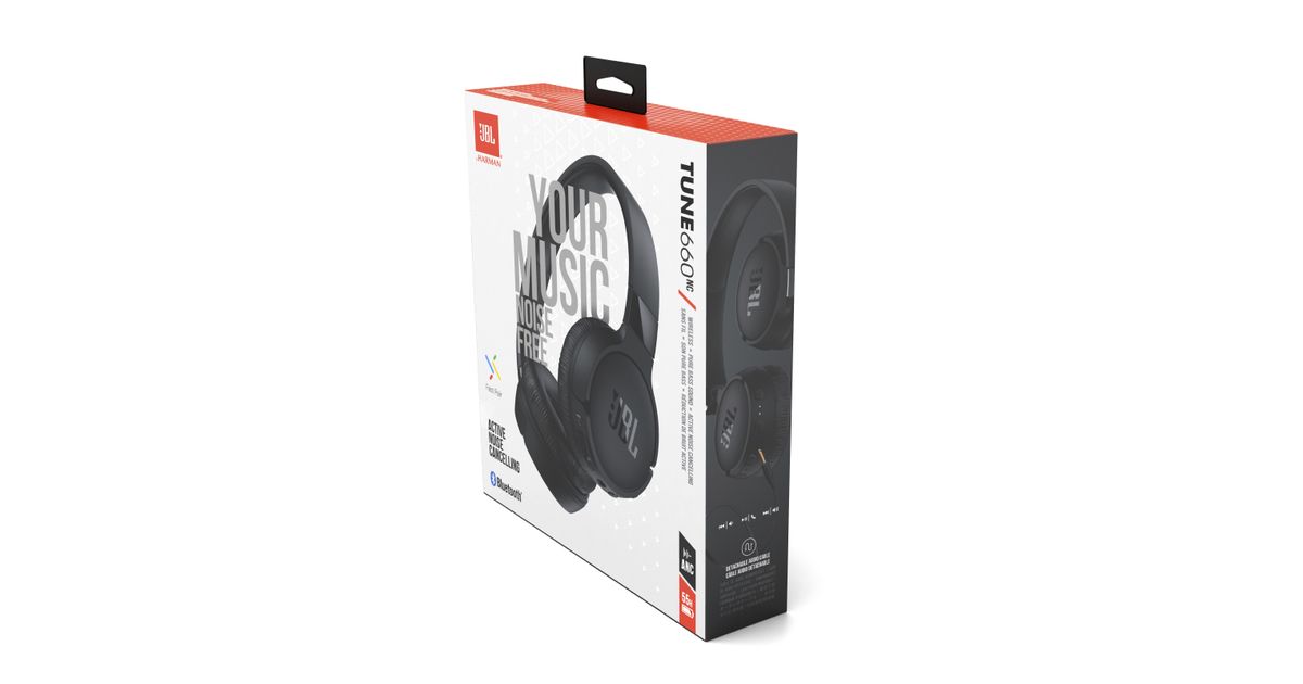 JBL Tune 660 NC BLACK - Bluetooth heaphones - Headphones - Audio-video - MT  Shop