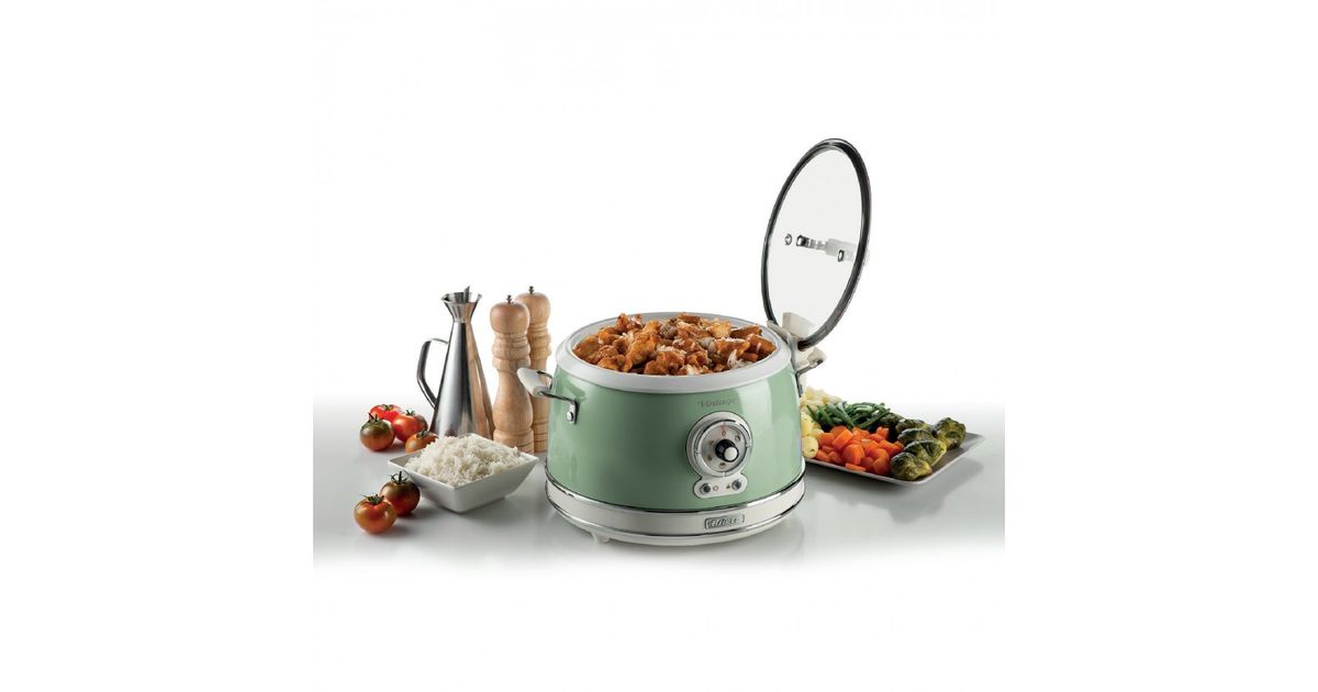 Ariete Retro Slowcooker & Ricecooker - Green