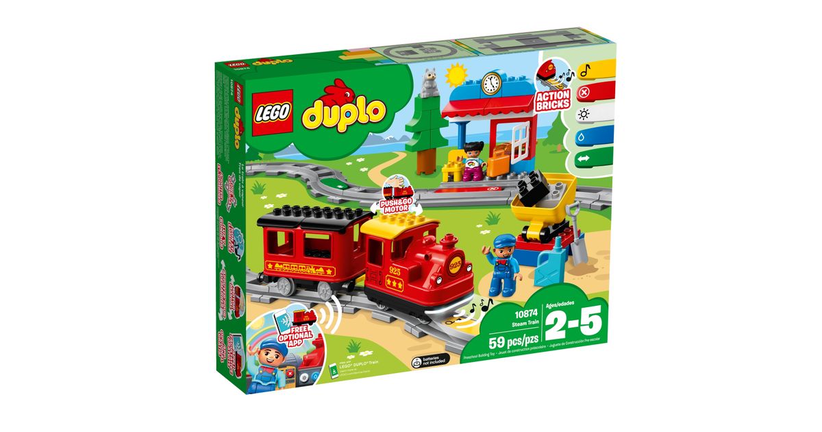 Lego duplo train set 10874 sale