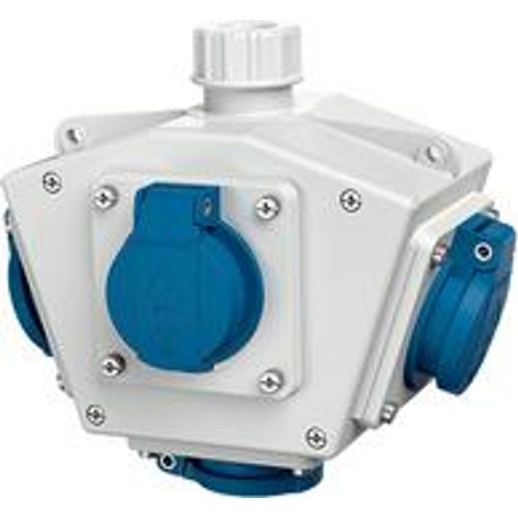 Tootefoto - MENNEKES Elektrotechnik GmbH & Co. KG Delta-Box 92602 4x SCHUKO 16A 230V (92602)