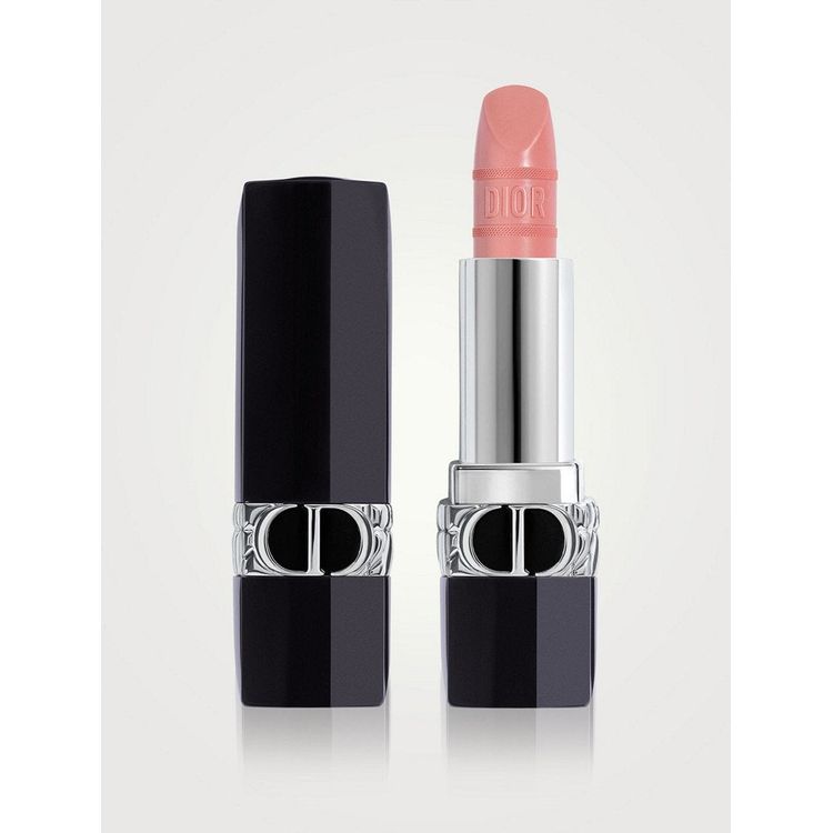 Tootefoto - Christian Dior, Dior Rouge, satiinist viimistlus, kreemja huulepulk, roosinuts, 3,5 g naistele