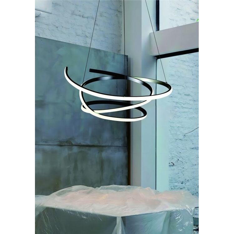 Tootefoto - PENDANT LED LIGHT SIBIU 42W 4000K BLACK