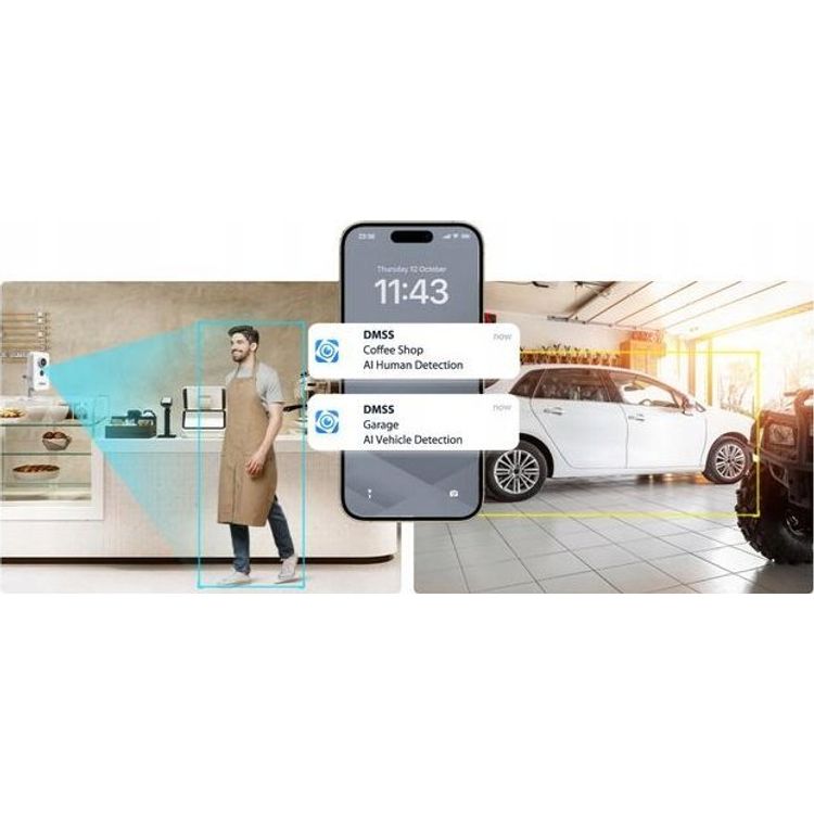 Tootefoto - Dahua Technology IP kaamera Dahua C2K-P-0280B juhtmevaba WiFi kaamera