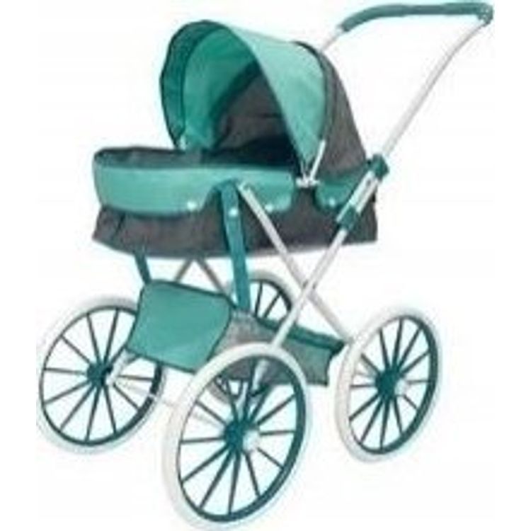 Tootefoto - Carrycot stroller large wheels gray-mint 011761 82960