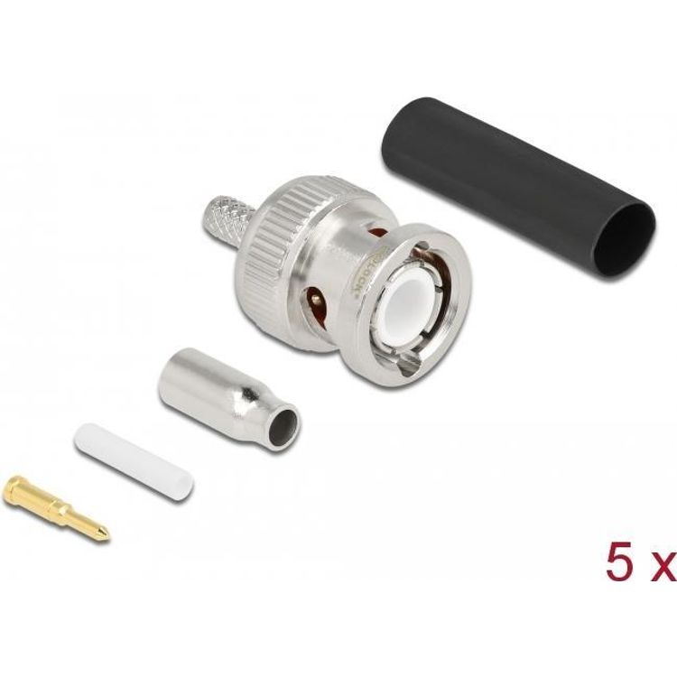 Tootefoto - DeLOCK 90013 koaksiaalpistik hendus BNC 5 tk 50
