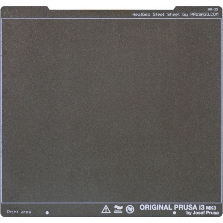 Tootefoto - Prusa vedruga terasplaat - Prusa printeritele - tekstureeritud}