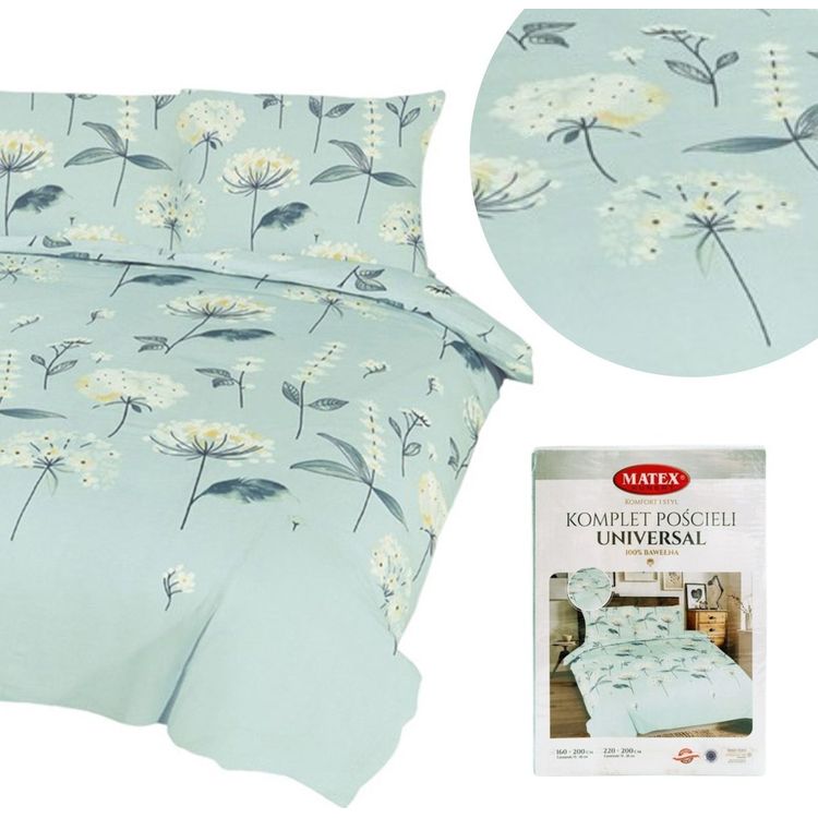 Tootefoto - Multitex voodipesu 220 x 200 puuvilla universaalne matex 01