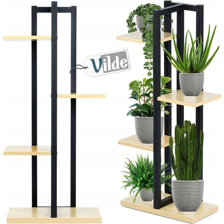 Tootefoto - 4-korruseline metallist lillealus, 93 cm