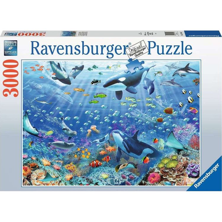 Tootefoto - Ravensburgeri Ravensburgeri pusle v rviline veealune l bu (3000 t kki)