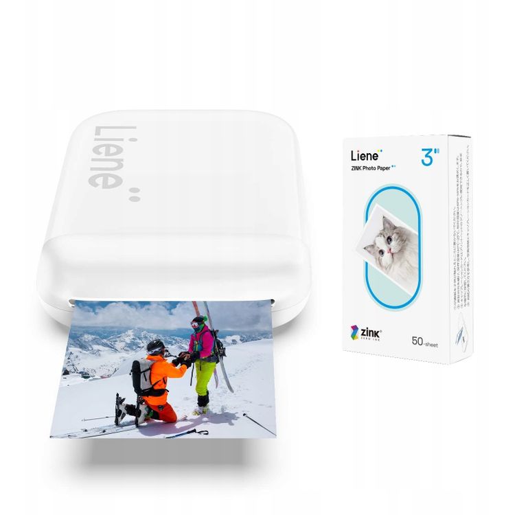 Tootefoto - Liene fotoprinter Liene Pearl 2x3" kaasaskantav fotoprinter (valge)