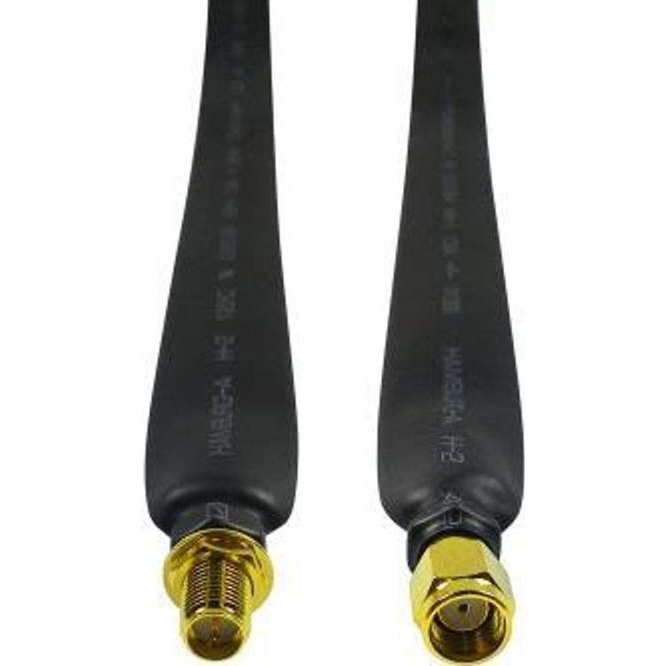 Tootefoto - ALLNET ANT-CAB-RSMA-RSMA-40-W Koaxialkabel 0,4 m RP-SMA Schwarz (ANT-CAB-RSMA-RSMA-40-W)