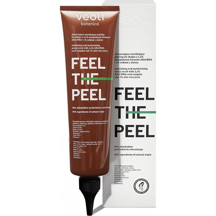 Tootefoto - VEOLI BOTANICA_Feel The Peel kooriv ja niisutav peanaha koorimine 150ml