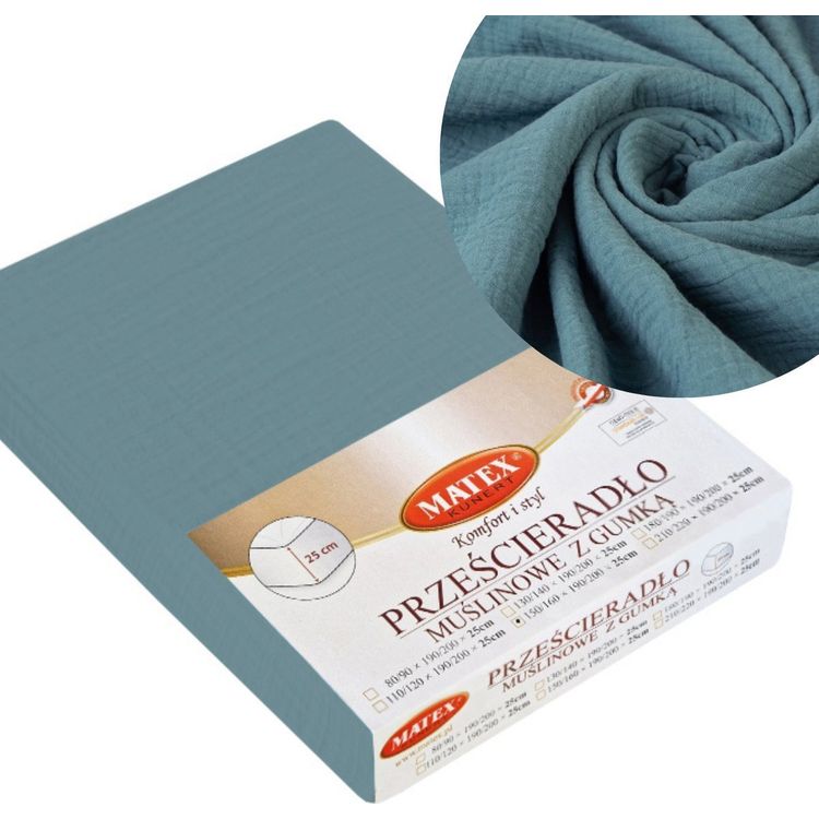 Tootefoto - Matex Shet 90 x 200 koos kustutusraviga Matex Muslin 34