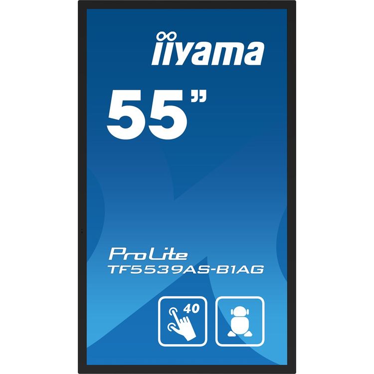 Tootefoto - Monitor Iiyama ProLite TF5539AS-B1AG 55 PCAP IPS 4K