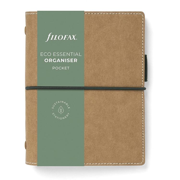 Tootefoto - Filofax Eco Essential Pocket Systemkalender Gylden Egk