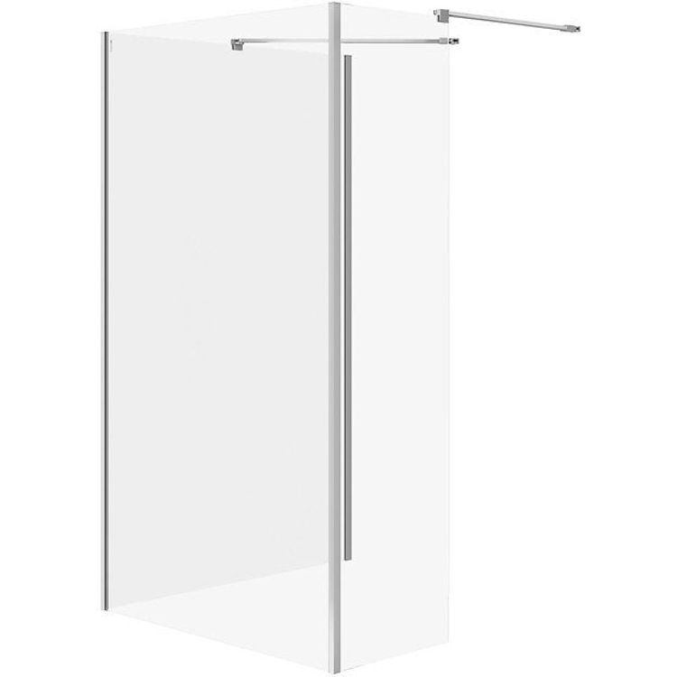 Tootefoto - Cersanit (kabiny walk-in) SET B798: Kabina walk-in MILLE cianka sta a chrom 90x100x30x200 (S601-185)