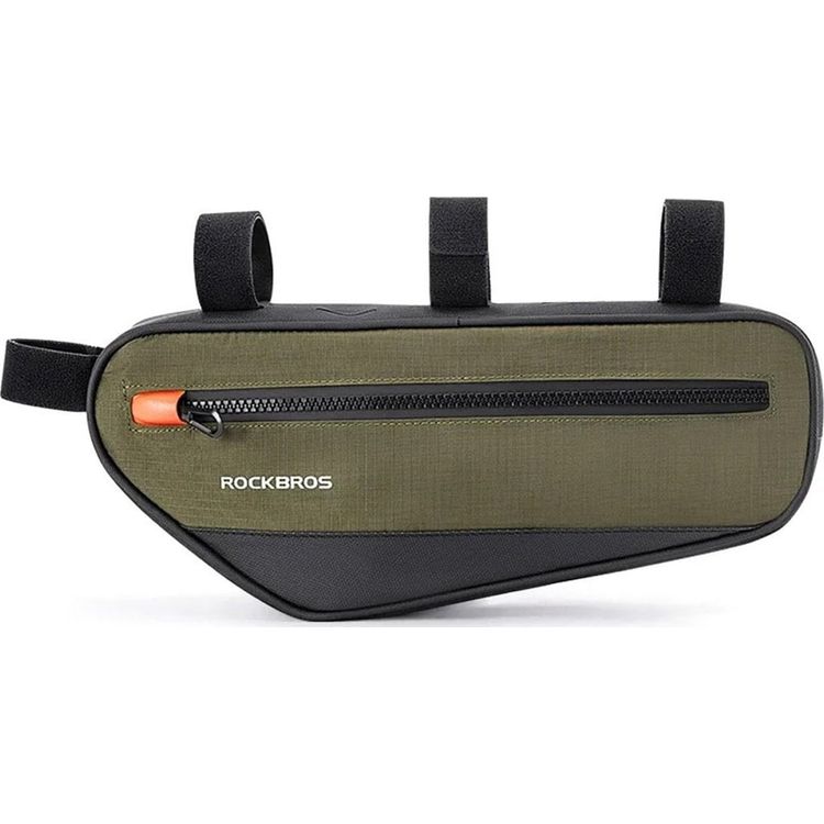 Tootefoto - Jalgrattakott jalgrattaraami jaoks, millel on k lgtasku 1,7L - rohelised ja mustad Rockbros