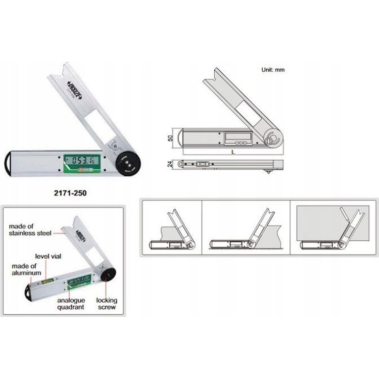 Tootefoto - Suurus DIGITAALNE INDIKAATOR KOOS T V TJATEGA L=250
