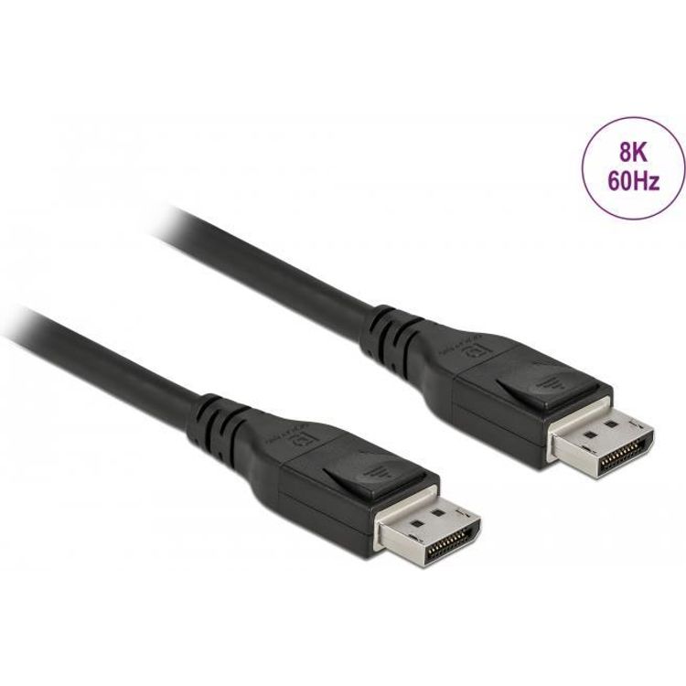 Tootefoto - DeLOCK 85504 DisplayPort-kaabel 15 m Must