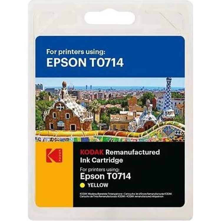 Tootefoto - 185E007104 KODAK EPS. DX4000 TINTE YEL C13T07144012/T0714/T0894 480Seiten 5.5ml (185E007104)
