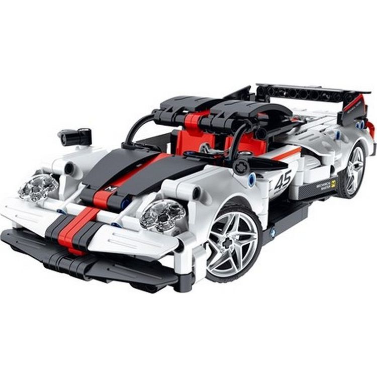 Tootefoto - White racing car IM.MASTER RC 476pcs
