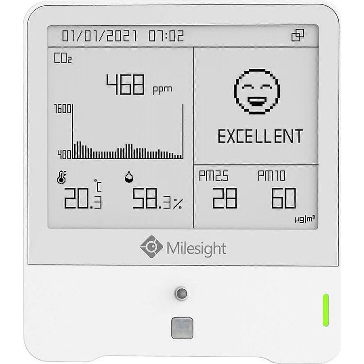 Tootefoto - Milesight IoT LoRaWAN Indoor Ambience Monitoring Sensor AM319 O3 (AM319-868M-O3)