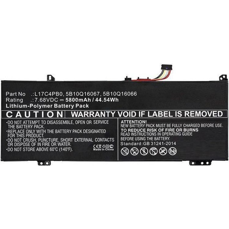 Tootefoto - CoreParts Laptop Battery 45Wh Li-ion 7.68V 5800mAh Black - Batterie - 5.800 mAh (5B10Q16066-CP)