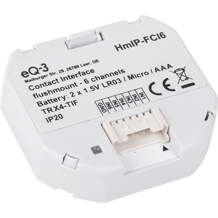 Tootefoto - Homematic IP HmIP-FCI6 valgusl liti Valge