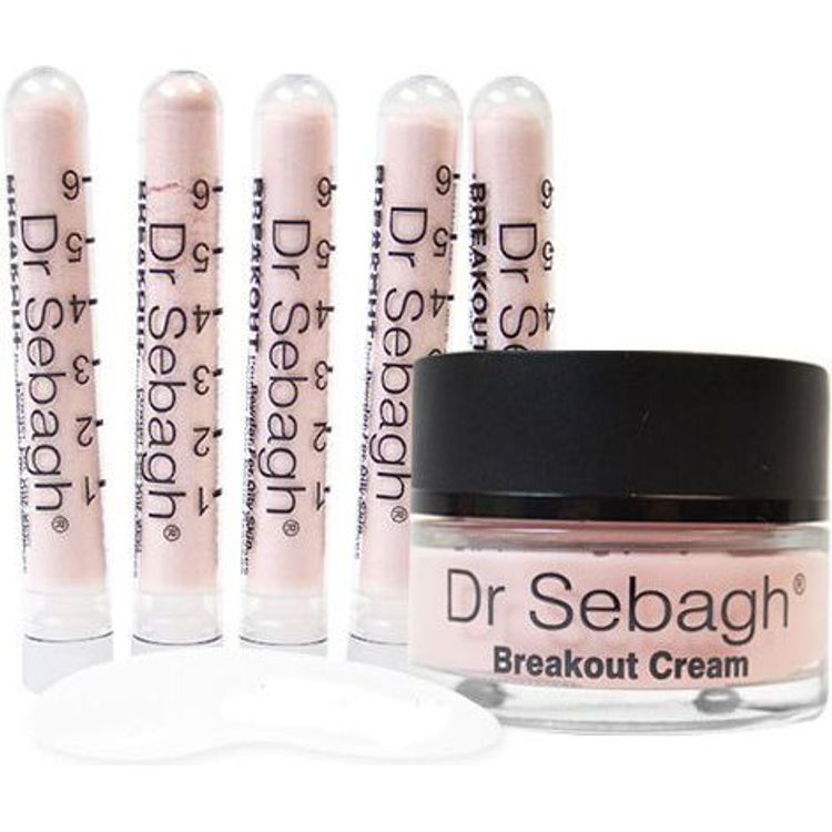 Tootefoto - Dr Sebagh Breakout Cream kreem rasusele nahale 50ml + Breakout Powder puuder 5x1,95g