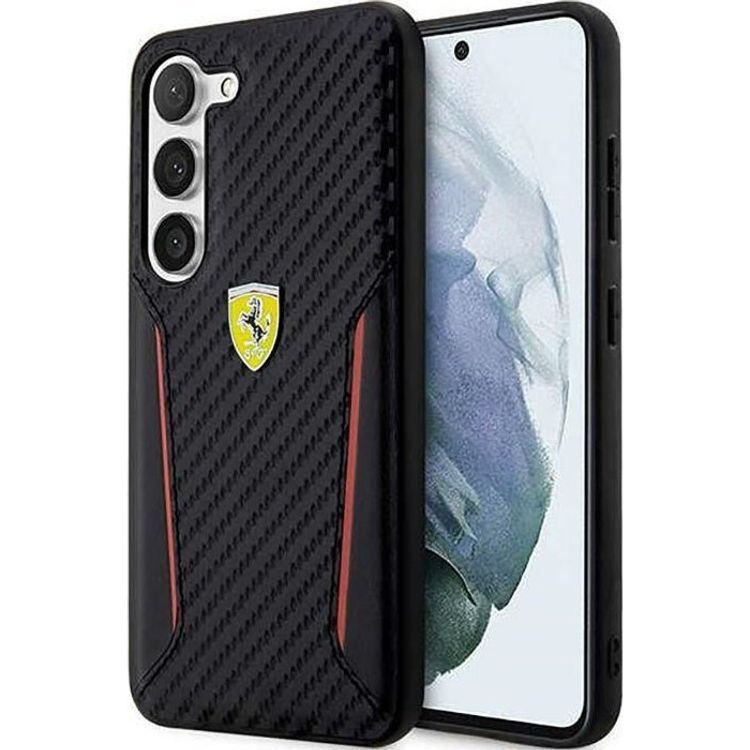 Tootefoto - Ferrari Ferrari Carbon Contrast Edges Samsung Galaxy S23+ mbris (must)