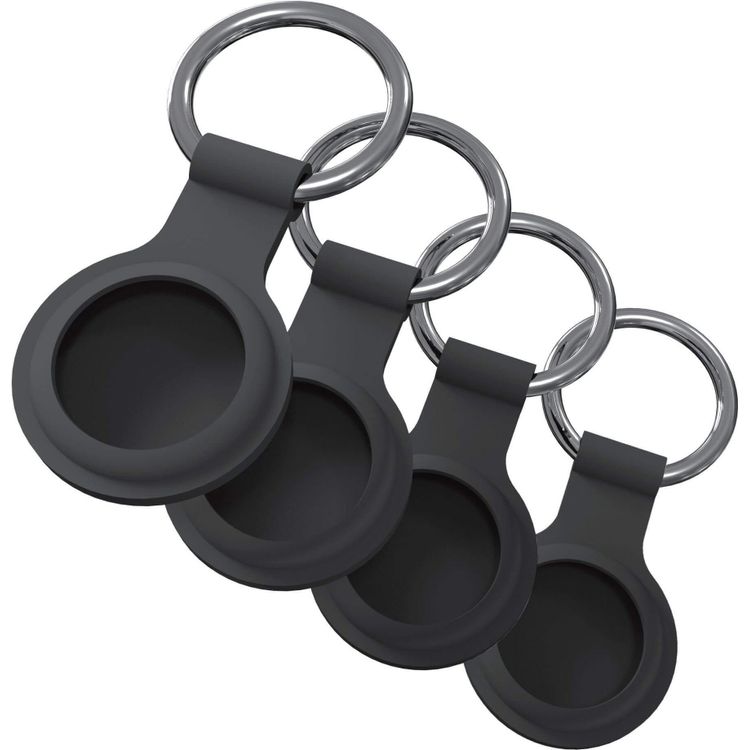 Tootefoto - JT Berlin Schl sselanh nger| Apple AirTag| schwarz| 4er Set| 10928 (10928)