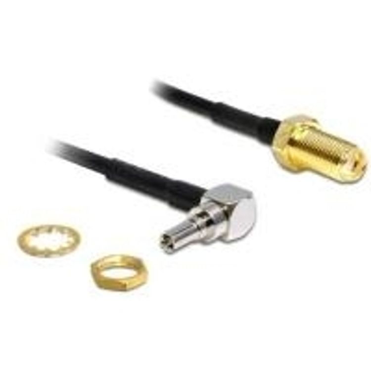 Tootefoto - DeLOCK 88466 signaalkaabel 0,2 m Must, Kuld, H be