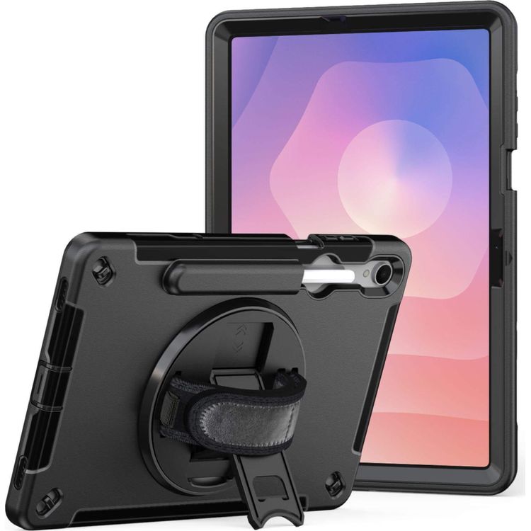 Tootefoto - JT Berlin Rugged Kickstand & Handstrap Case| Samsung Galaxy Tab S11| schwarz| bulk| (30020)