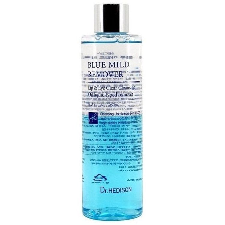 Tootefoto - Dr. Hedison, Blue Mild Remover, Makeup Removing, Cleansing Oil, For Eyes & Lips, 250 ml For Women